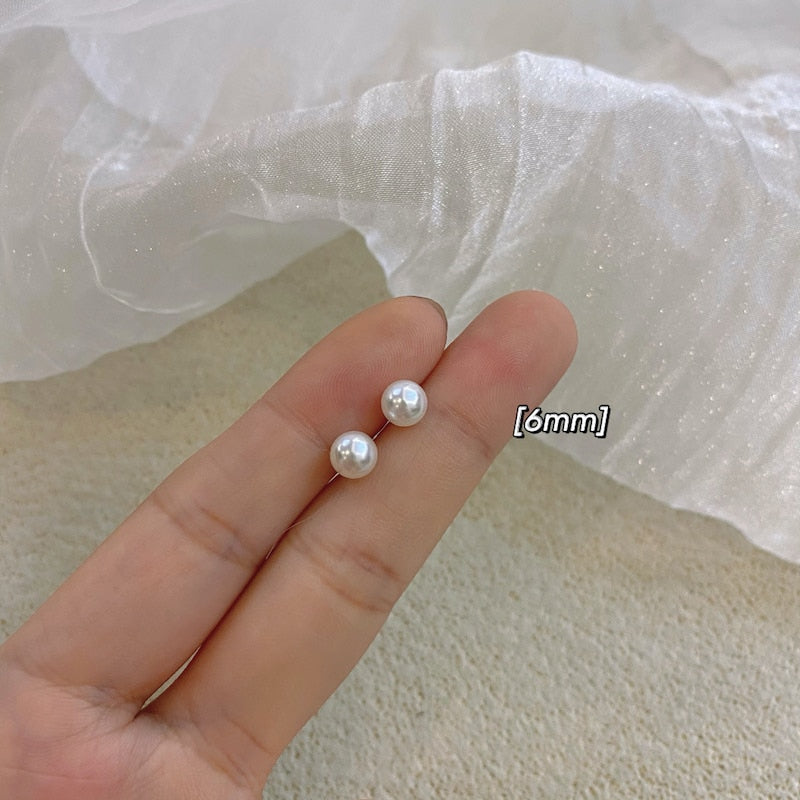 Korean style candy colors C-shaped earrings