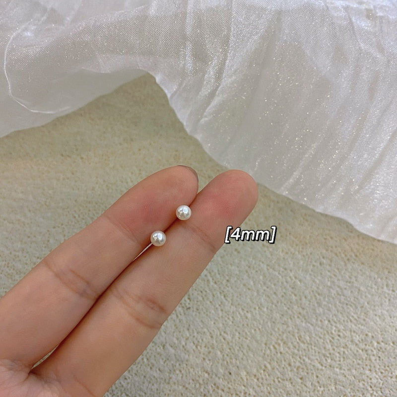 Korean style candy colors C-shaped earrings