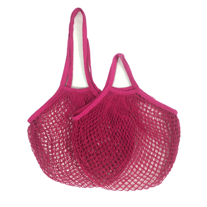 Reusable Washable Cotton String Bag