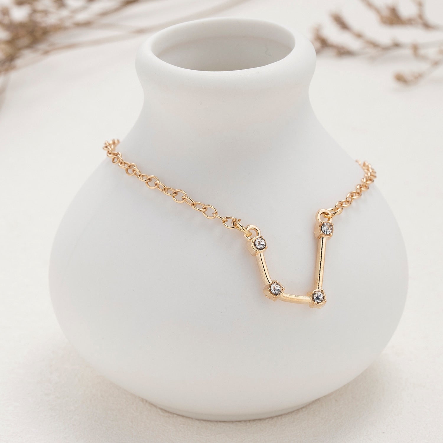 Cardboard Star Zodiac Sign 12 Constellation Bracelet