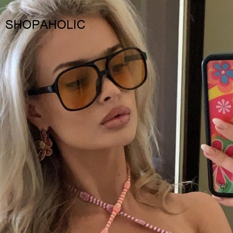Vintage Oversized Candy Colors Sunglasses