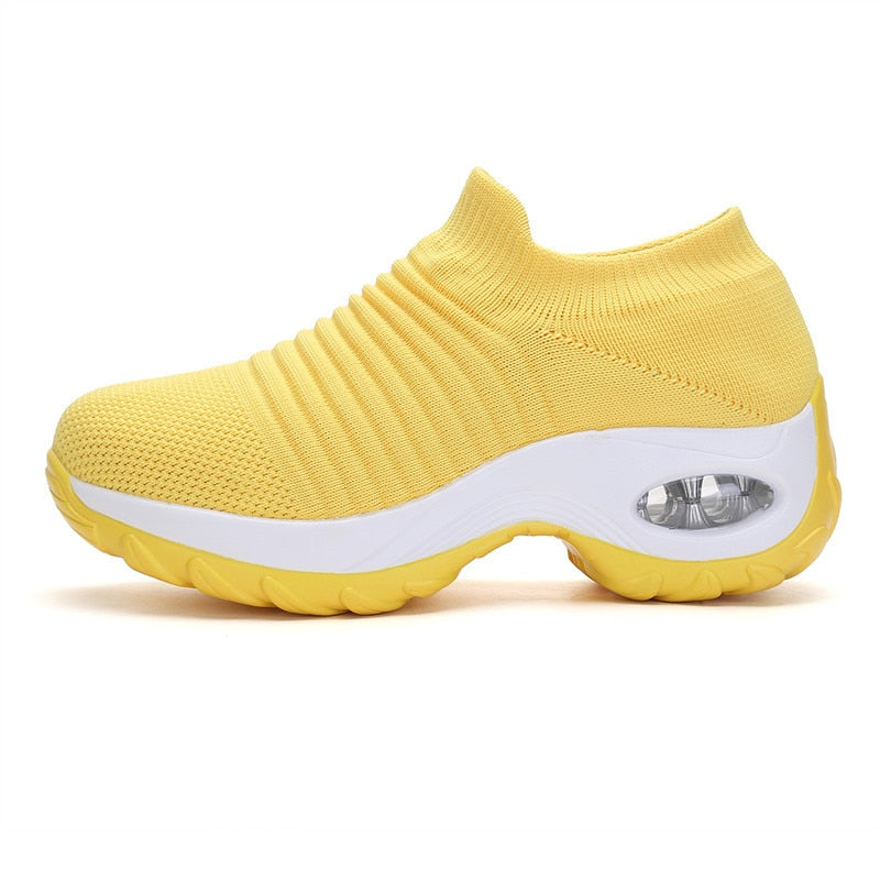 Running Breathable Mesh Comfortable Air Cushion Sneaker Lightweight