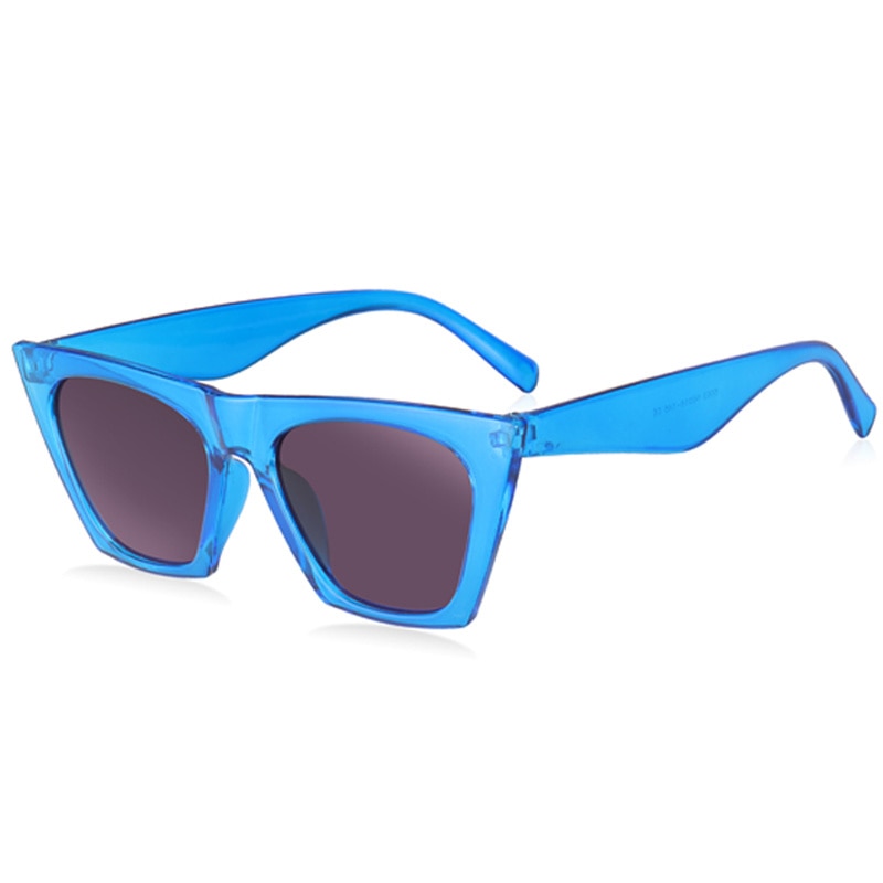 New Square Sunglasses Woman Black Cat Eye Brand Designer Sun Glasses
