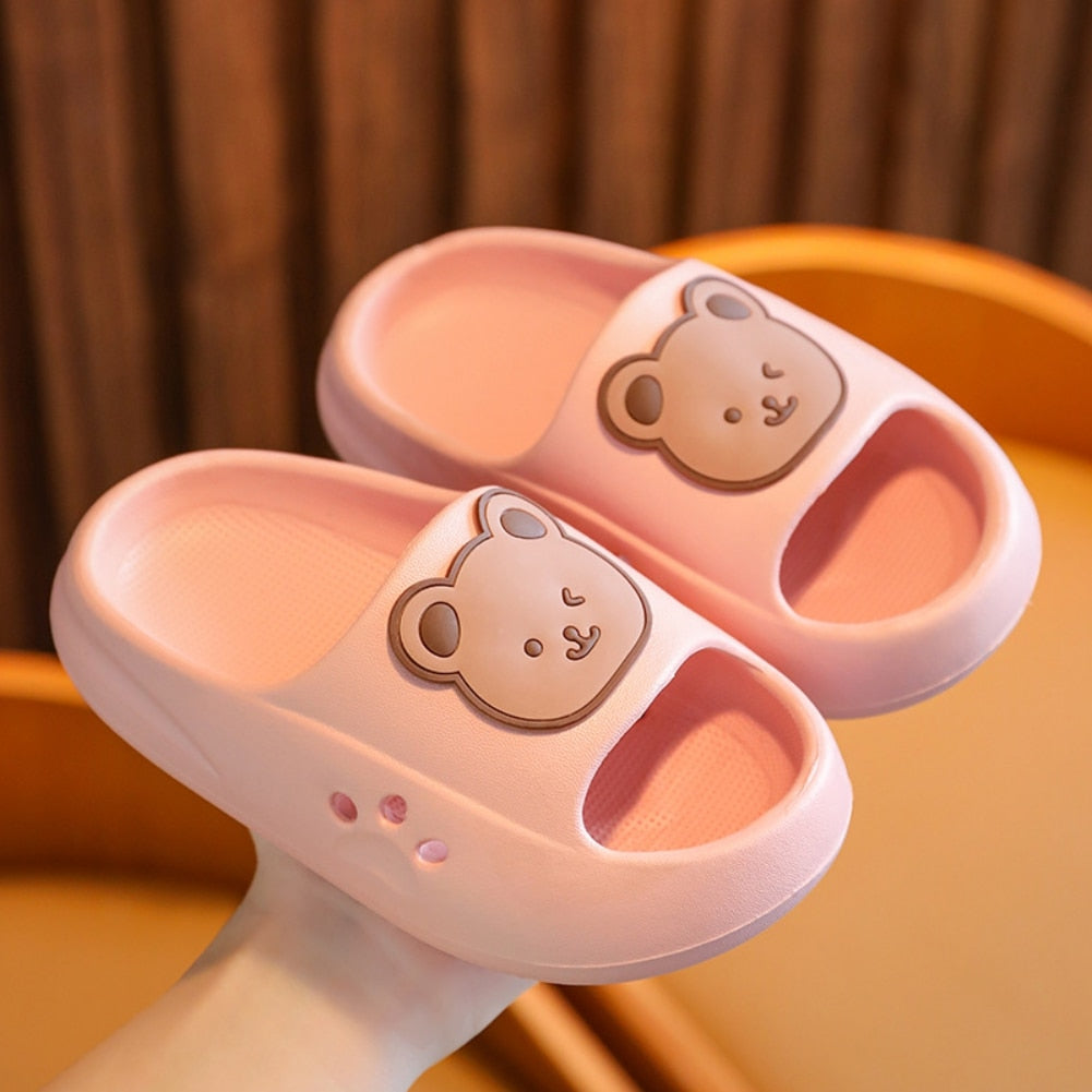 Beach Thick Flip Flops EVA Soft Slippers For Boys Girls