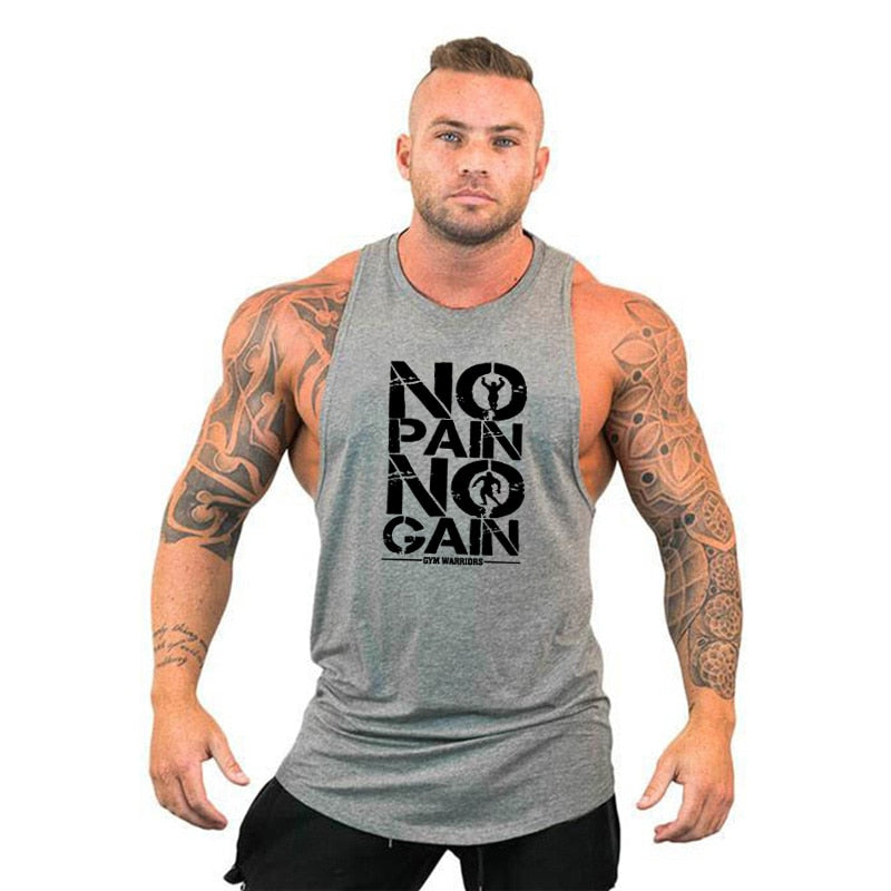 Hooded Tank Top Cotton Sleeveless Vest