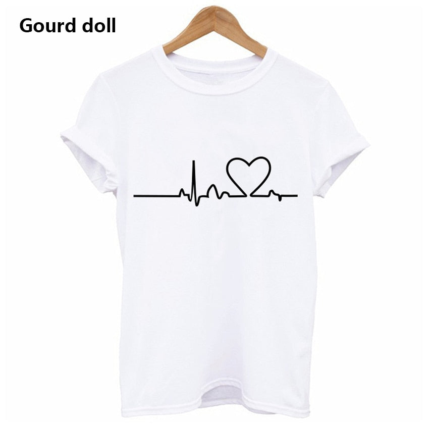 Kaktus gedrukte ronde nek T-hemp Katoen Top Tee