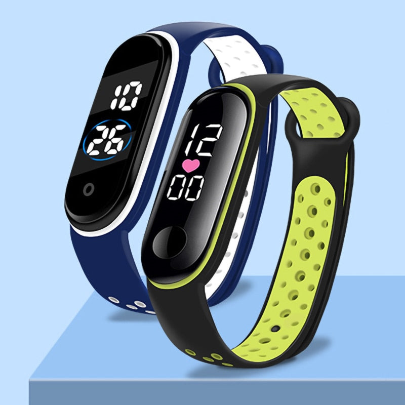 Candy Color Silicone Strap Watch LED Digital Watch Bracelet