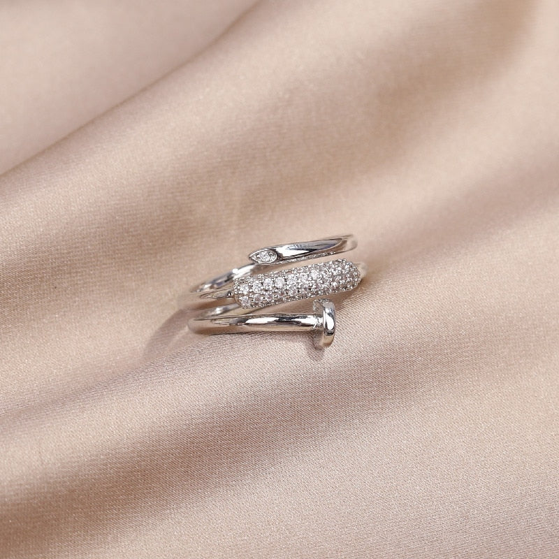Real Gold Plated AAA Zircon Ring