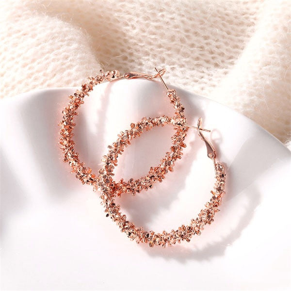 IPARAM Round Hoop Earrings for Women