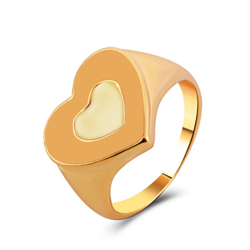 Simple Open Gold Color Adjustable Ring - Jeglowstore