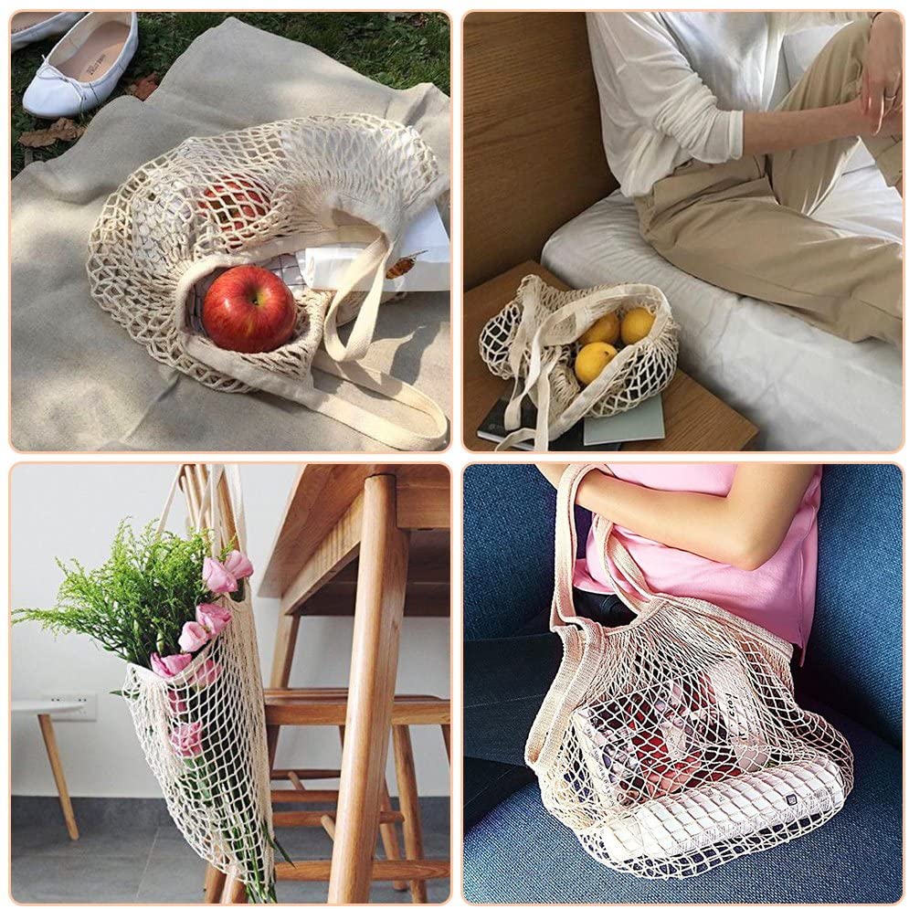 Reusable Washable Cotton String Bag