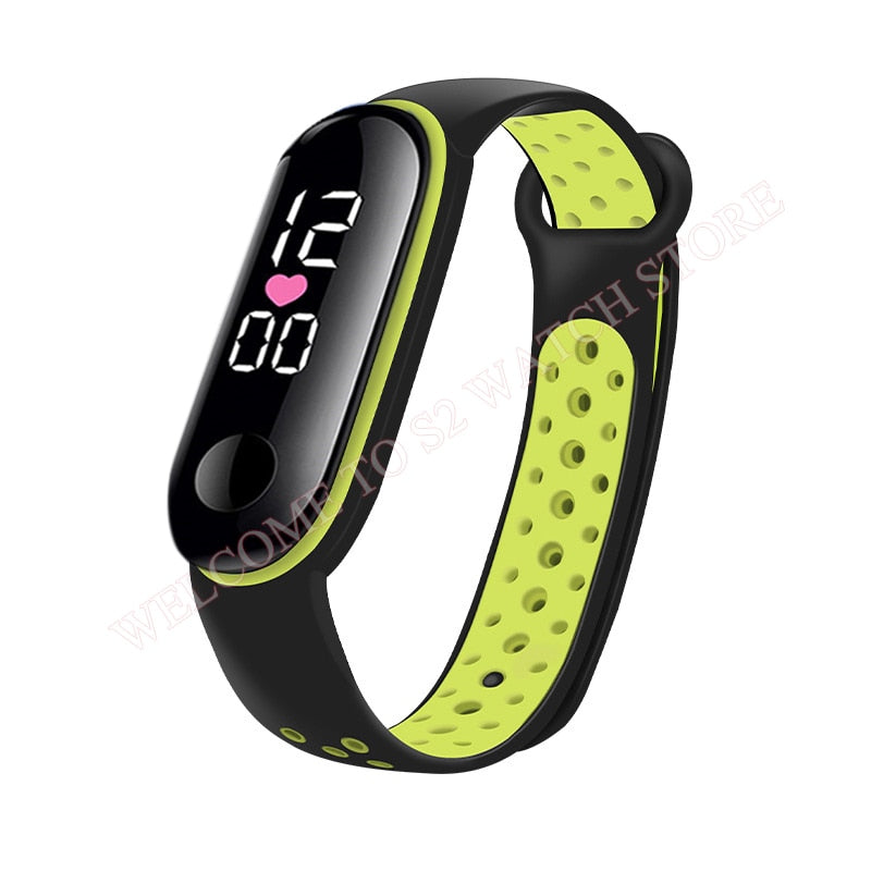Candy Color Silicone Strap Watch LED Digital Watch Bracelet