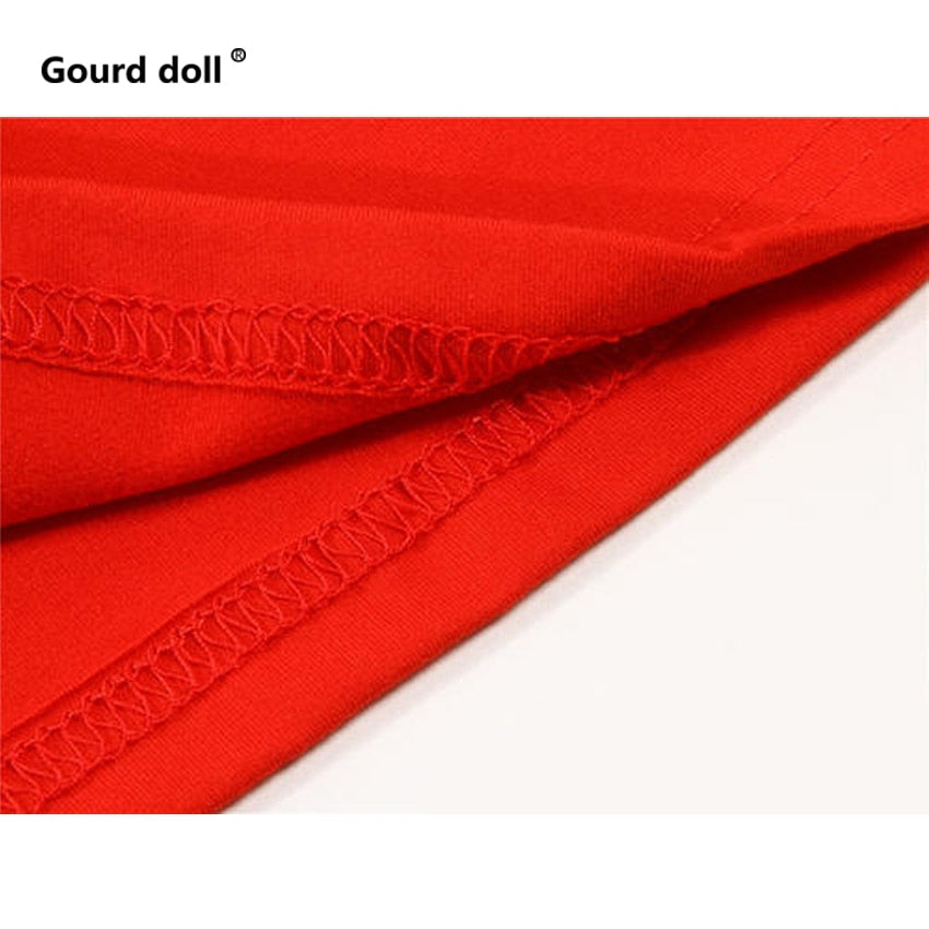 Kaktus gedrukte ronde nek T-hemp Katoen Top Tee