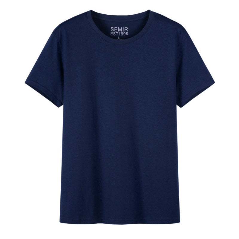 SEMIR Casual Cotton T-shirts Men Short Sleeve Streetwear Summer Tops