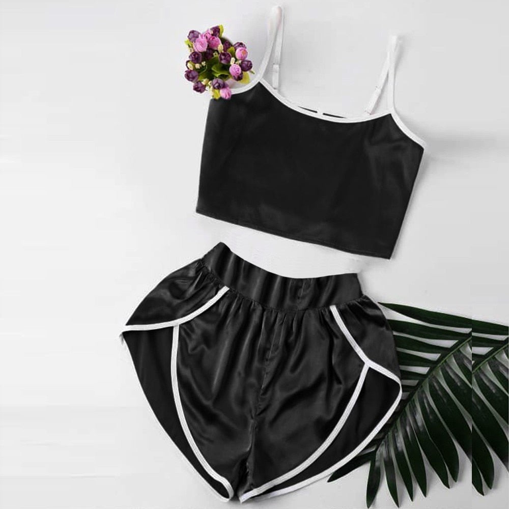 Fashion Women Sexy Lingerie Lenceria Sensual Mujer Sleepwear Set