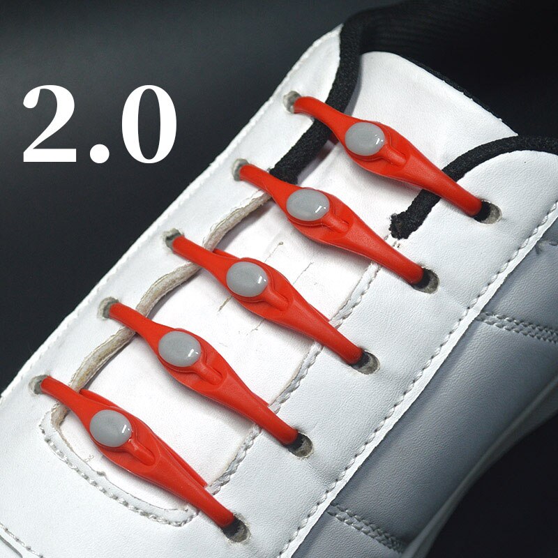 16pcs Silicone Shoelaces Round Elastic Shoe Laces - Jeglowstore