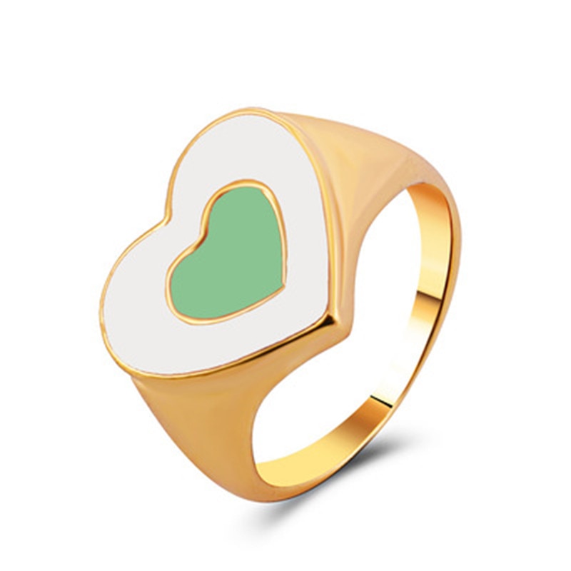 Simple Open Gold Color Adjustable Ring - Jeglowstore