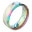 Golden Wave Pattern Wedding Infinite Ring Titanium Steel