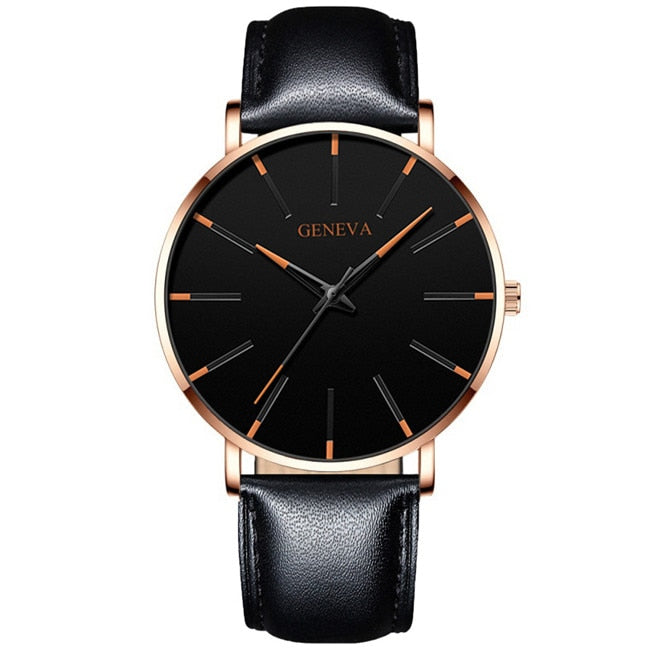reloj hombre 2022 Watch Men Minimalist Ultra Thin Watches Men's Fashion Stainless Steel Mesh Belt Quartz Watch relogio masculino