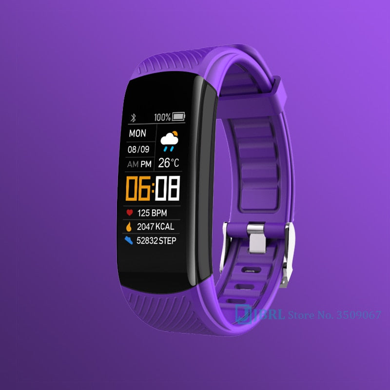 Fitness Tracker Android iOS Heart Rate Monitor Electronic Waterproof Smart Watch