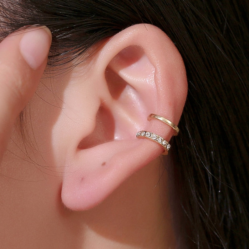 Minimalist 3Pcs/Set Clips Earring Unisex