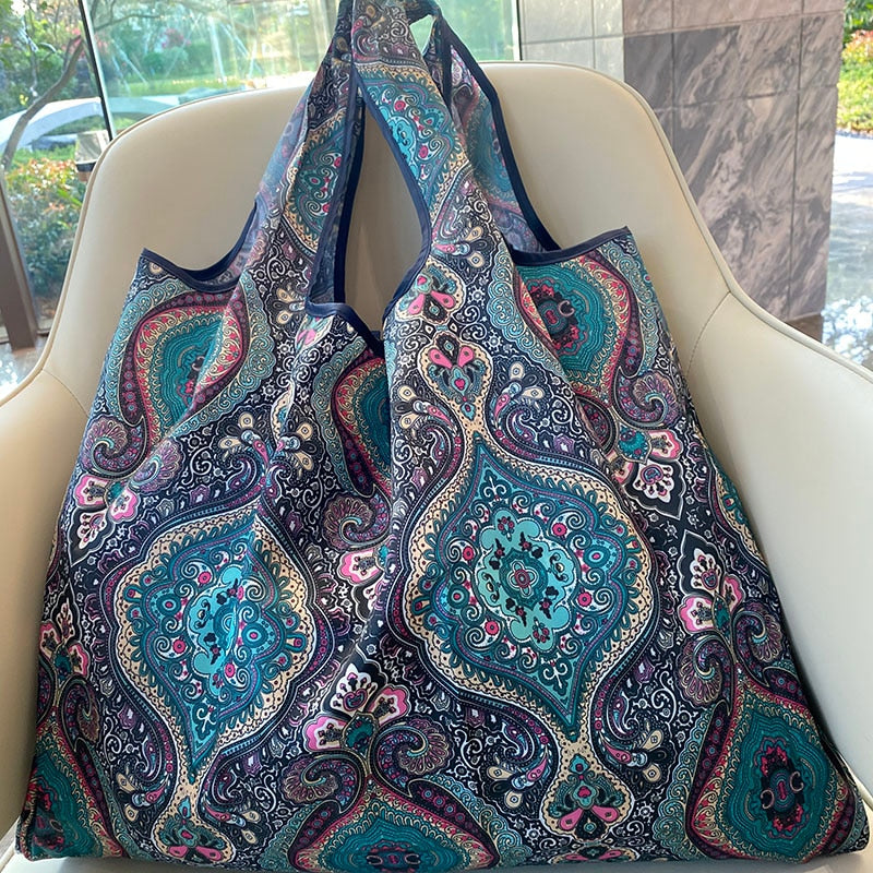 Reusable Foldable High Quality Large Size Tote Bag