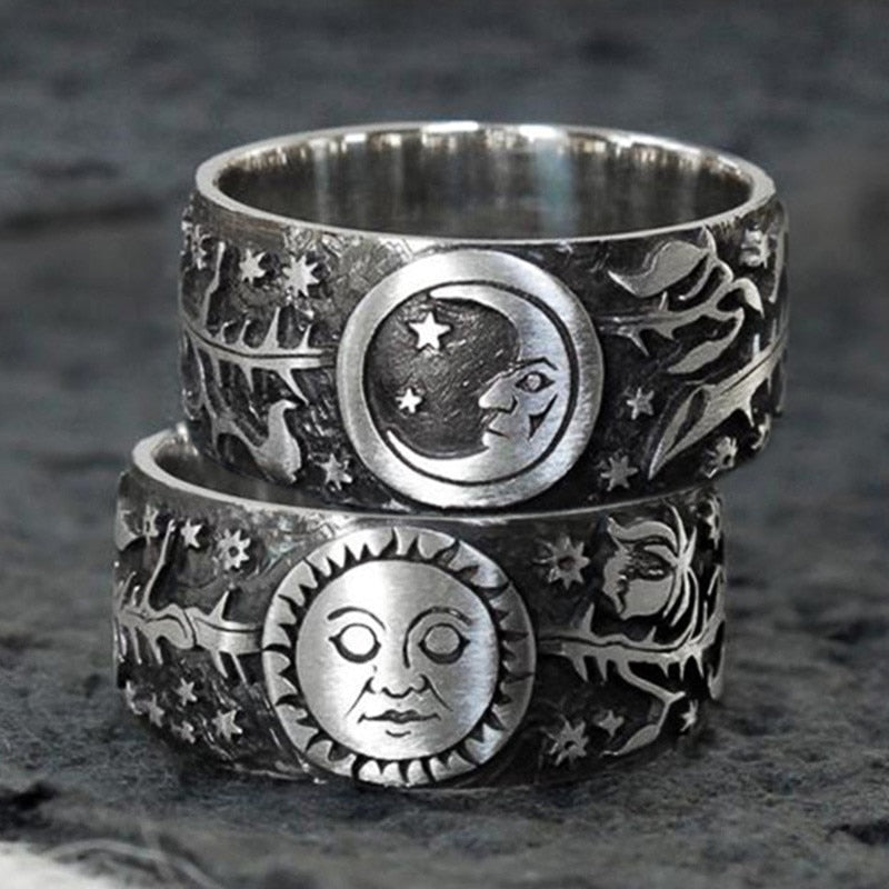 CAOSHI Delicate Pattern Engraved Ring Unisex