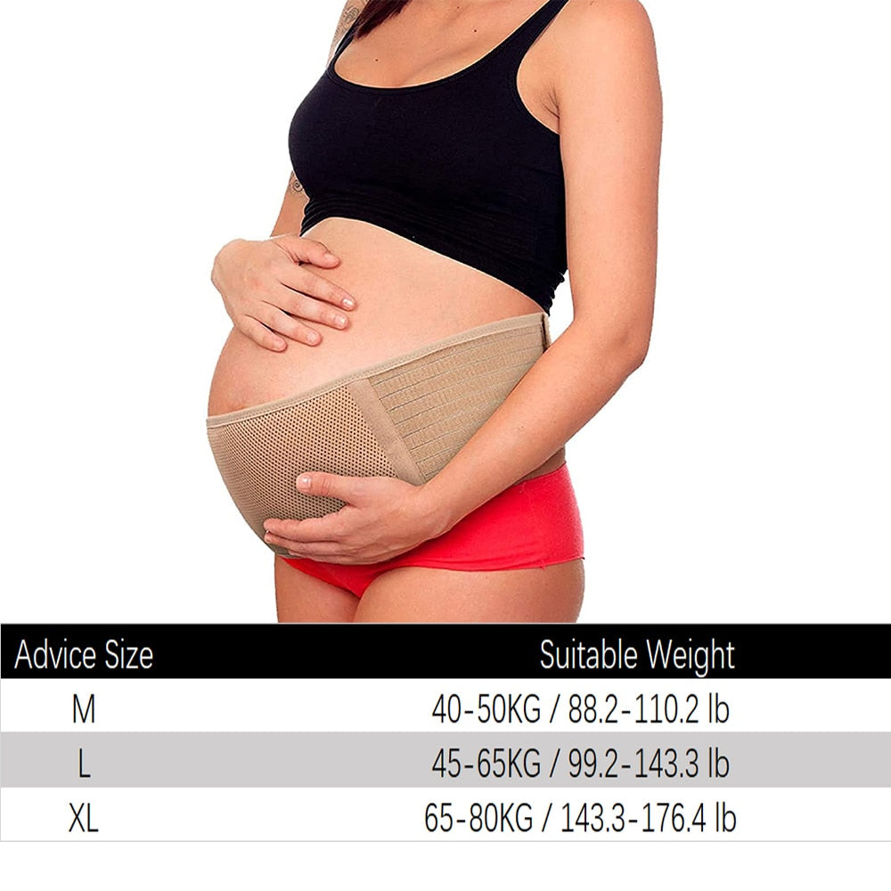 Pregnant Women Support Belly Band Back Clothes Belt Adjustable Waist Care Maternity Abdomen Brace Protector Pregnancy - Jeglowstore