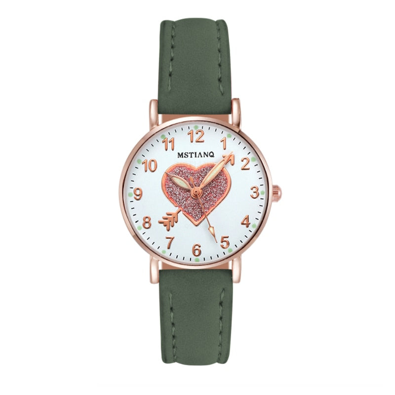 Exquisite Small Dial Quartz Clock Dress Wristwatch