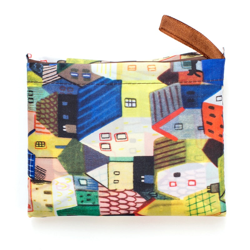 Big Size Thick Nylon Large Tote ECO Reusable Polyester Portable Foldable Bag