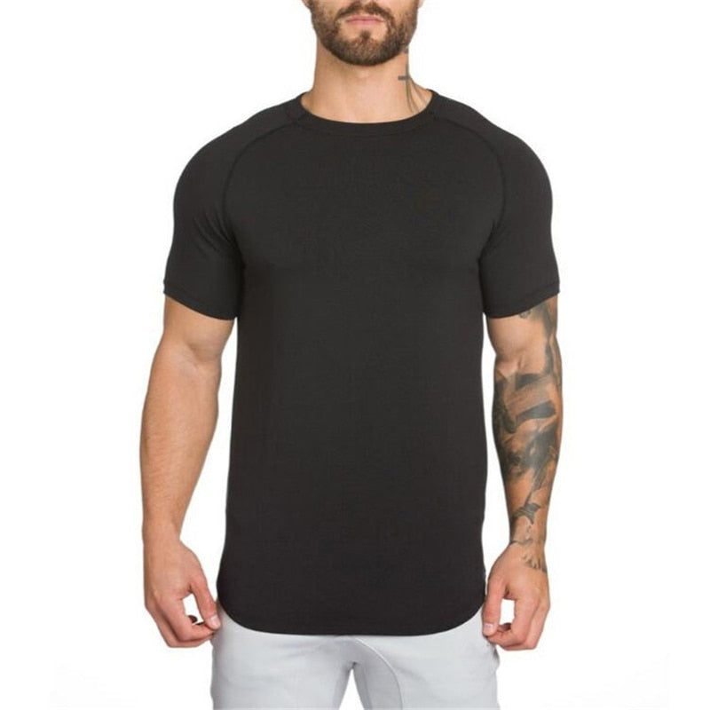 Muscleguys Summer Hip-Hop Short Sleeved T-Shirt