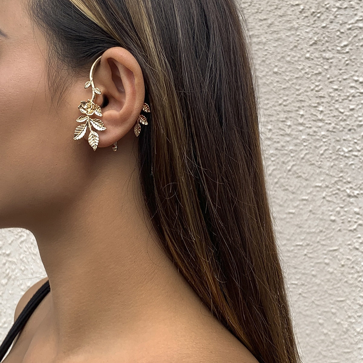 Punk Fairy Ear Cuff Earring Dark Elf Ear Clip No Piercing Earrings