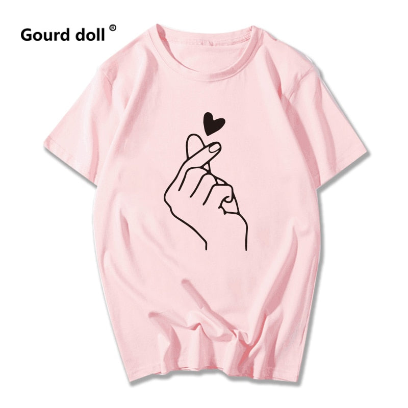 Love O-Neck t shirt Women