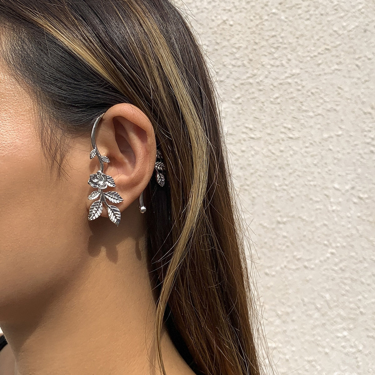 Punk Fairy Ear Cuff Earring Dark Elf Ear Clip No Piercing Earrings