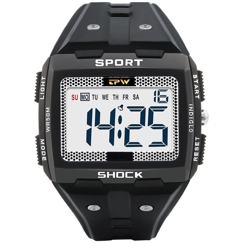 Big Numbers  Water Resistant Men Digital Watch