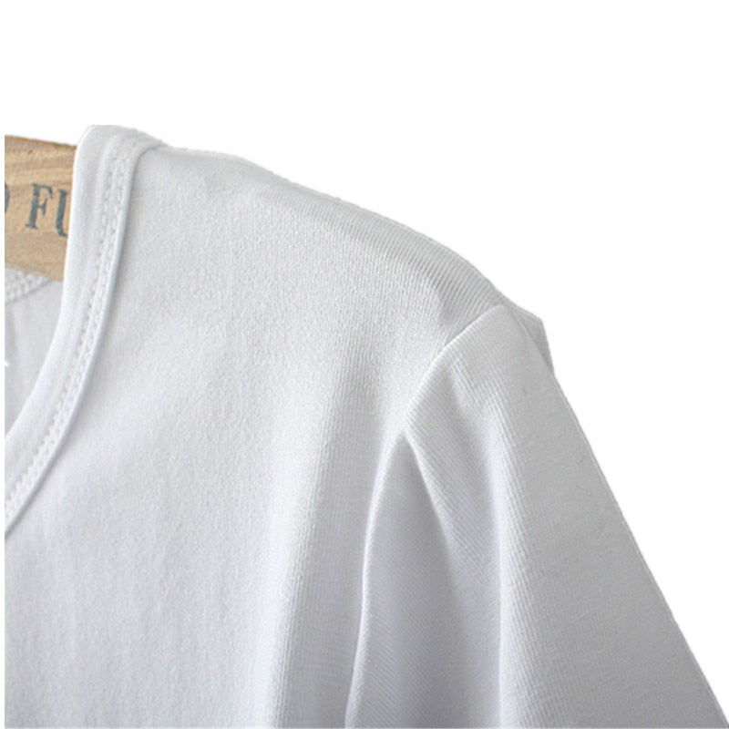 Vriende Druk T-hemp Somer Vroue Kortmou Leisure Top