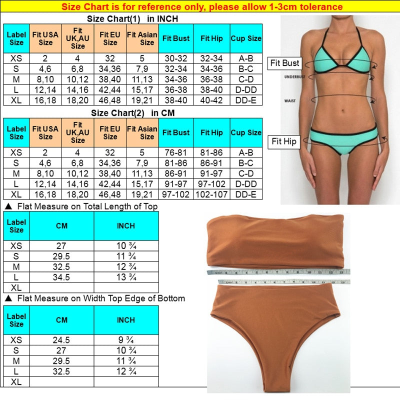 Bikini Set  Summer Swimwear Biquini Sexy Beach Women