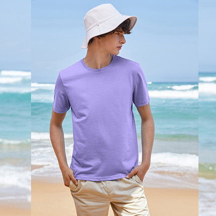 SEMIR Simple O neck stretch solid new top