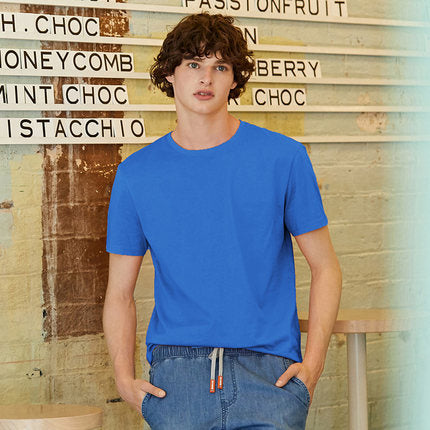 SEMIR Simple O neck stretch solid new top