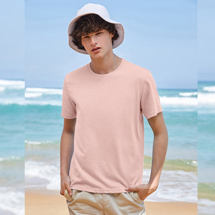 SEMIR Simple O neck stretch solid new top