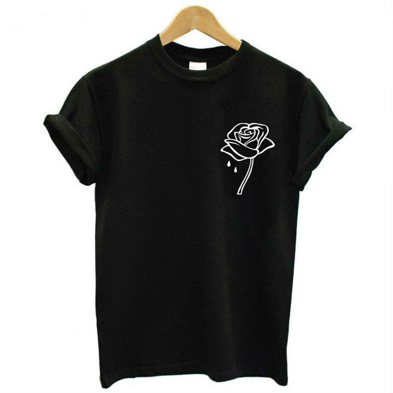 Vriende Druk T-hemp Somer Vroue Kortmou Leisure Top