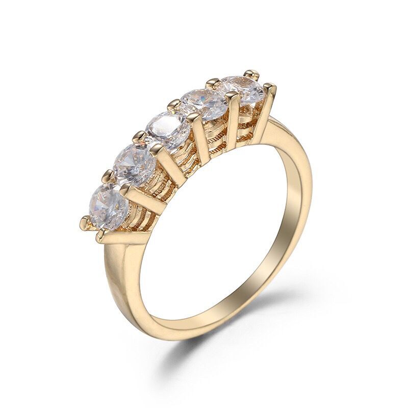 MxGxFam Small CZ Rings For Women