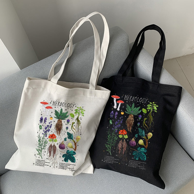 Mushroom Shoulder Canvas Bag
