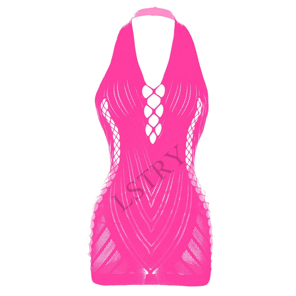 Hot Vestido Sexy Erotic Transparent Lingerie - Jeglowstore