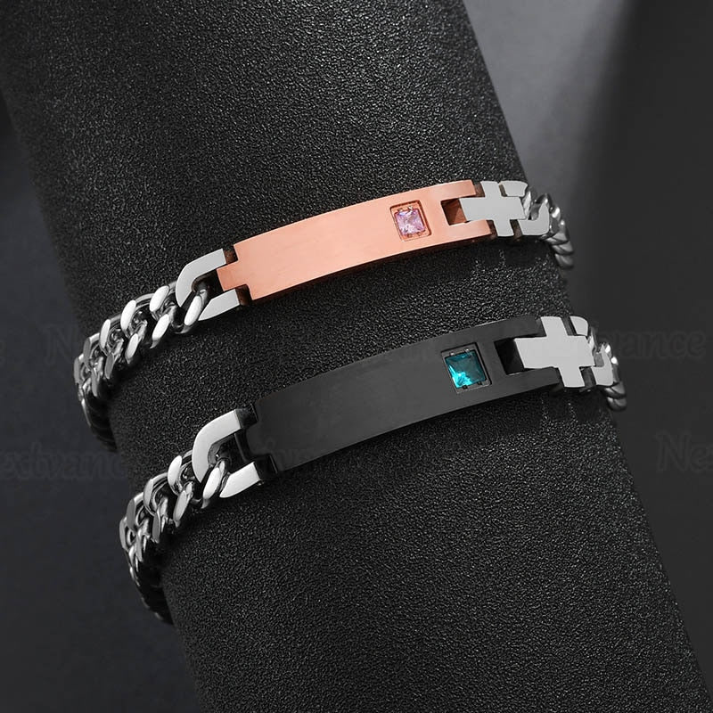 Nextvance Customized Engraving Name plate Bracelets - Jeglowstore
