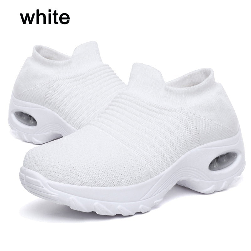 Running Breathable Mesh Comfortable Air Cushion Sneaker Lightweight