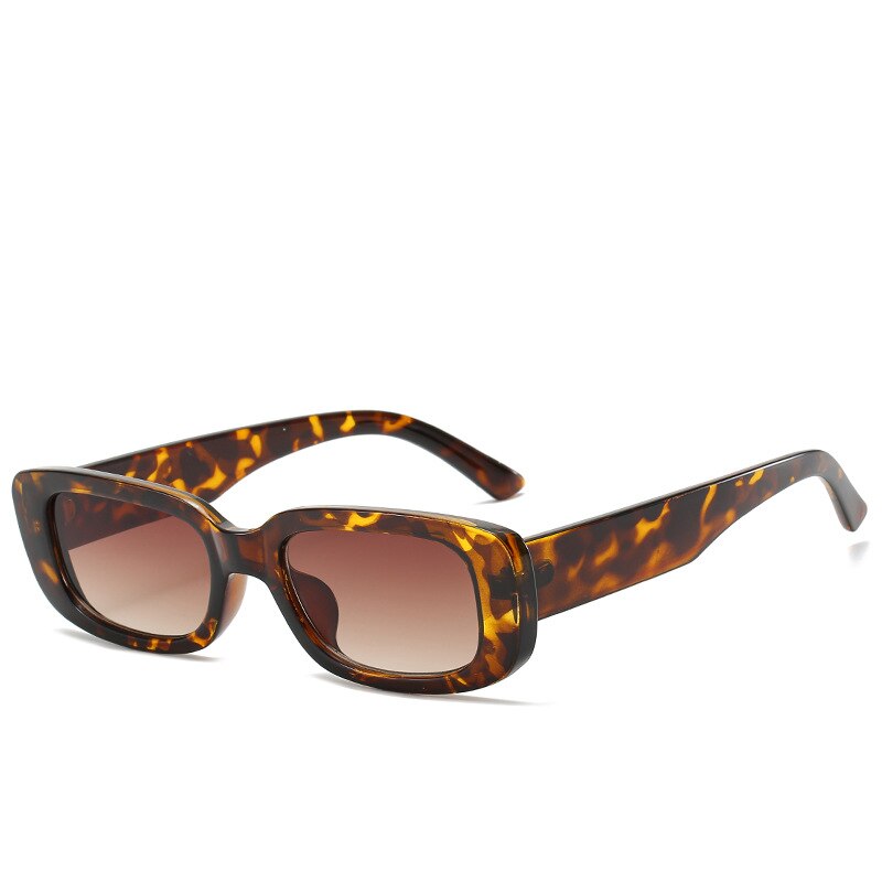Emosnia Women Man Fashion Small Rectangle Candy Shades Sunglasses