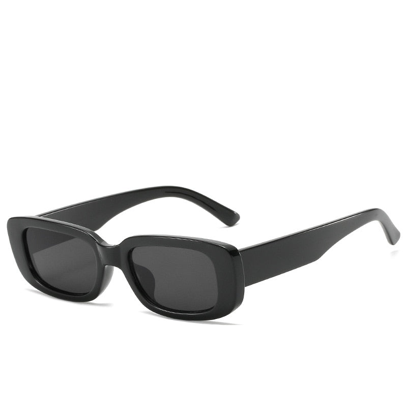 Emosnia Women Man Fashion Small Rectangle Candy Shades Sunglasses