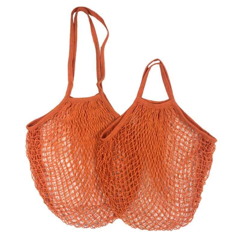 Reusable Washable Cotton String Bag
