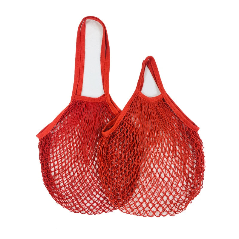 Reusable Washable Cotton String Bag